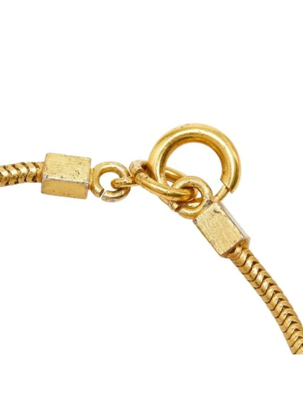 Chanel CC Logo Bracelet Gold Plated